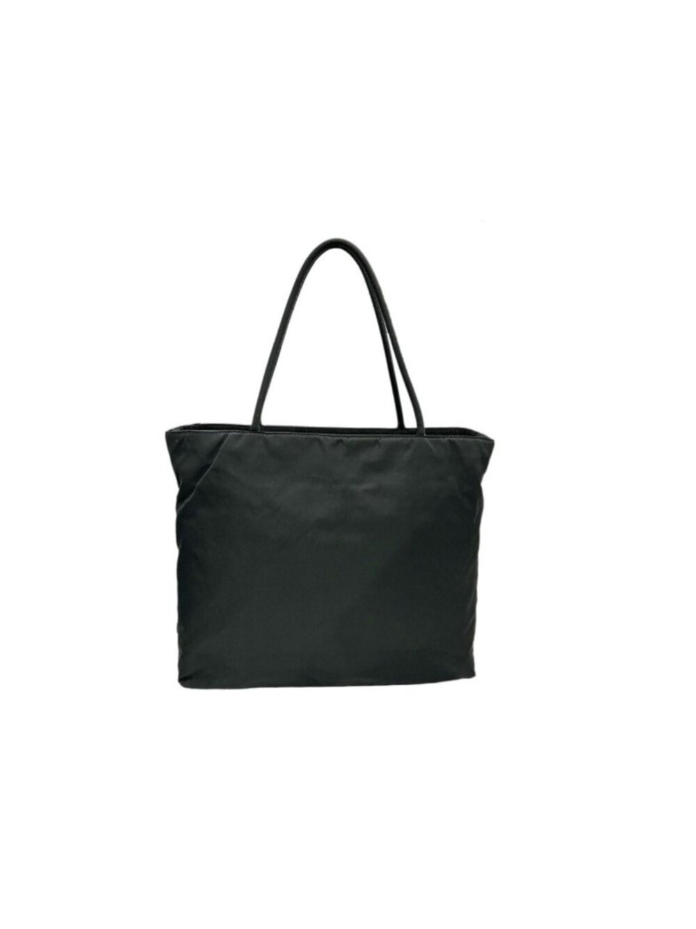 Prada Handbag Black Tessuto Triangle Logo Tote - Picture 3 of 12